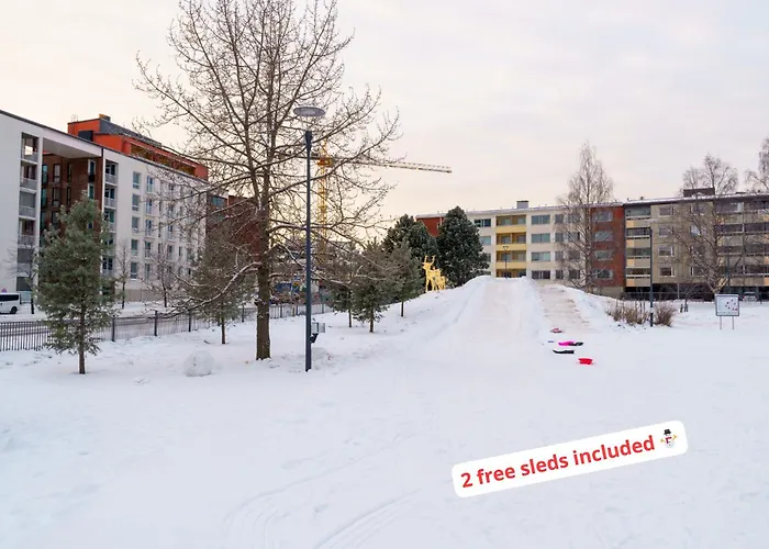 Sauna, Parking, 350mb, 65 Hdtv, Games, Dryer Apartament Rovaniemi